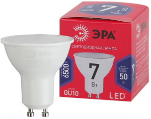Лампа диодная MR16 GU10 7Вт 6500К 560Лм Эра Red Line LED MR16-7W-865-GU10 R