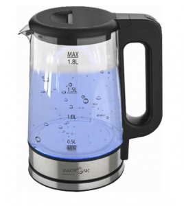 Чайник эл. 1,8 л 1500Вт стекло Maxtronic подсветка