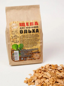 Щепа для копчения ОЛЬХА 2л крафт-пакет АКЦИЯ/////