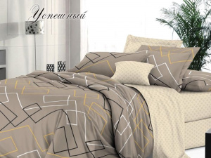 Комплект постельного белья 1,5-ный "Sateen De Luxe" сатин(прост 150*215,под.143*215, нав70*70)