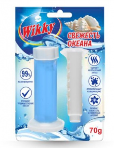 Гелевый стик для унитаза Wikky 70 г Свежесть океана
