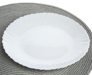 Тарелка 215 мм белая FLXP85, LXP85/6/White, 731432, 660035