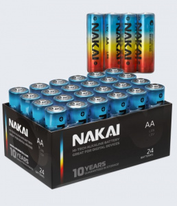 Батарейка алкалиновая LR 6 NAKAI Hi-Tech ЦЕНА за 1 шт!!!