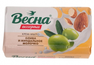 Мыло туалетное 90 гр "Весна" МИКС 6088