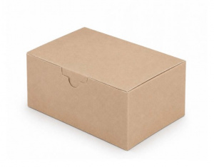 Упаковка бумажная 950 мл OSQ FAST FOOD BOX L КРАФТ/БЕЛЫЙ, ЦЕНА за 25 шт!!!