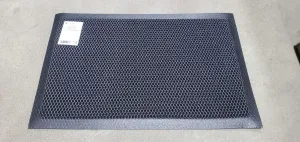 Коврик 40*60 см напольный ComeForte Mesh Mat, серо-черный
