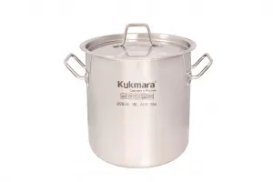 Котел 15 л "HoReCa" d=30 см с металл. крышкой HRC-SP15030M, подходит для индукции