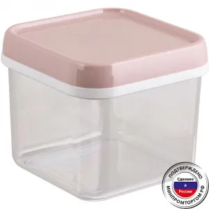 Банка 0,6 л квадратная для сыпучих продуктов С266 АКЦИЯ///