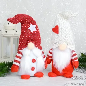 Новогоднее украшение Гном малый МИКС