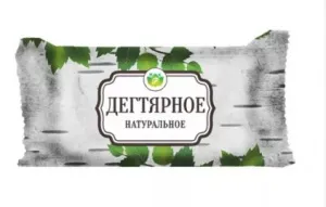 Мыло туалетное 150 гр Флора Дегтярное