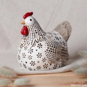 Статуэтка Курица и Петух 15х15х12 см АКЦИЯ ///