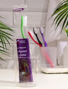 Зубная щётка "Северная Корона" Vilsen Brush средней жесткости.
