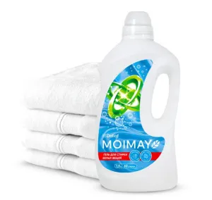 Гель для стирки 1,5 л белых вещей MOIMAY